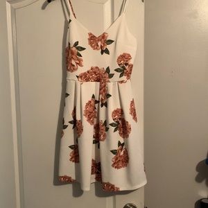 Too small on me, Love the dress and the color.